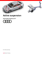 SSP 677 Active suspension - Self-Study Programme